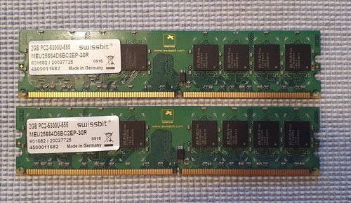 Swissbit 4gb ddr2 - swissbit, (2x2gb)