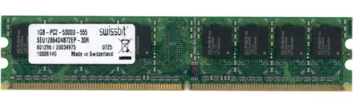 Swissbit 1gb ddr2 pc2 - ddr2, pc2-5300u